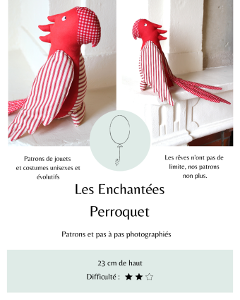 Patron Perroquet - Les Enchantées - Mercerine