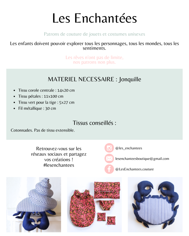 Patron Jonquille - Les Enchantées