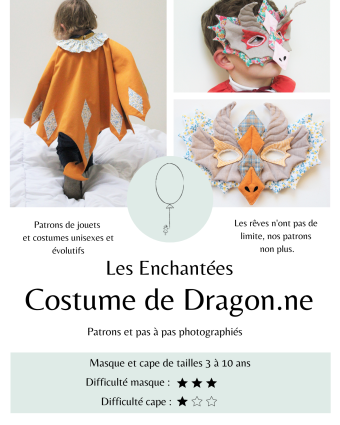 Patron Costume de Dragon.ne - Les Enchantées - Mercerine
