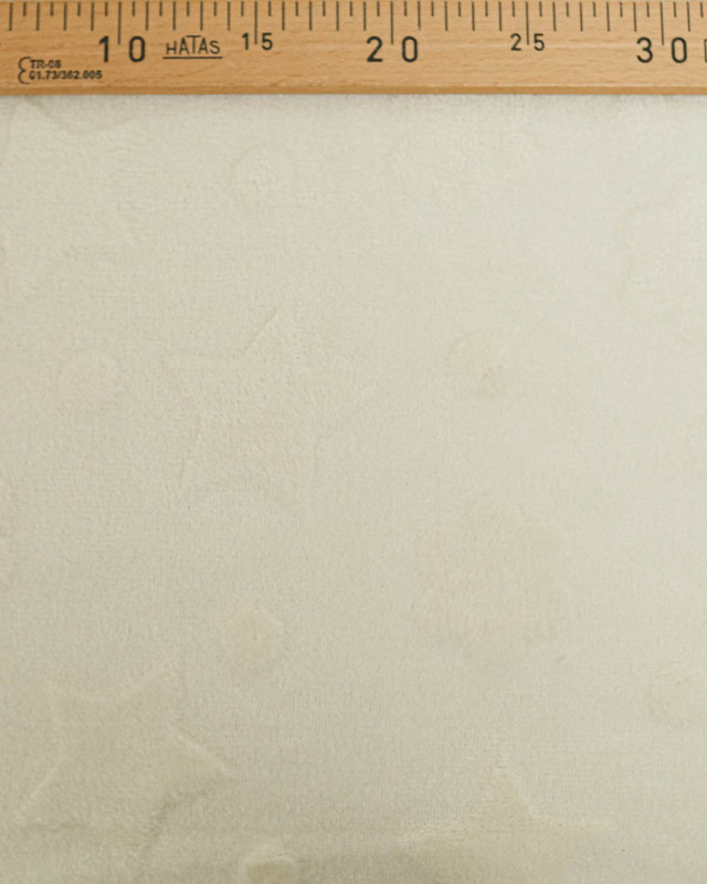 Tissu Polaire Baby Ecru Oeko-Tex - Mercerine