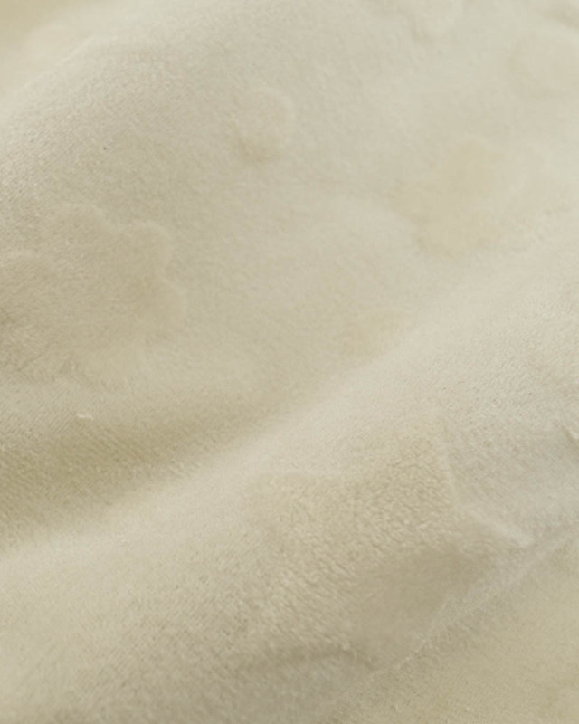Tissu Polaire Baby Ecru Oeko-Tex - Mercerine