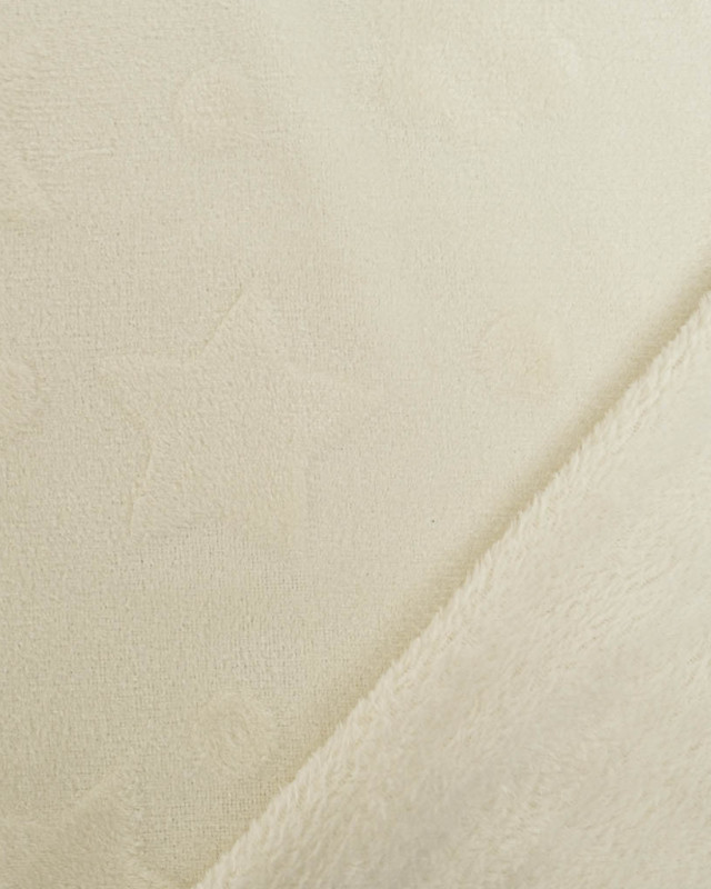 Tissu Polaire Baby Ecru Oeko-Tex - Mercerine