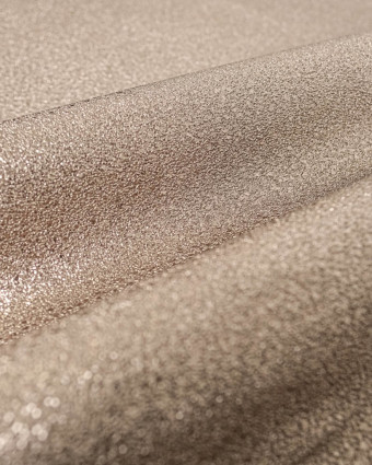 Tissu Simili cuir bronze martelé - Mercerine