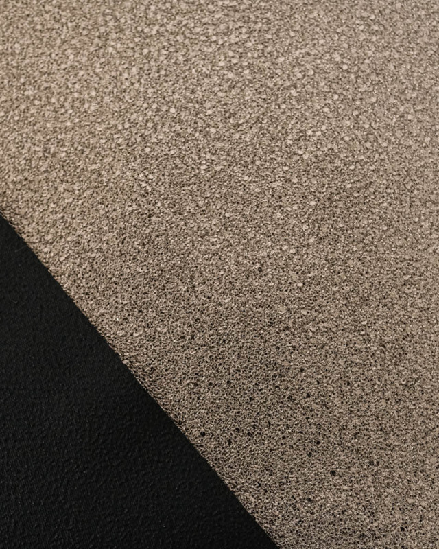 Tissu Simili cuir bronze martelé - Mercerine