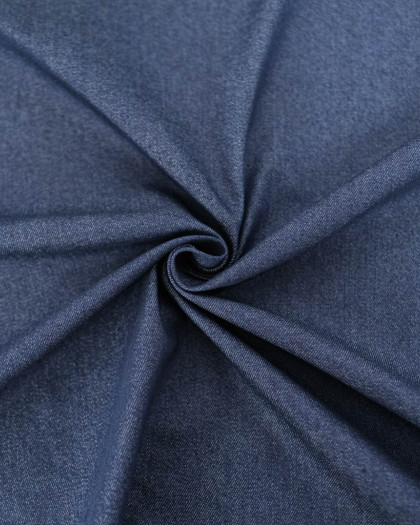 Tissu Jean Elasthanne Bleu Roi - Mercerine