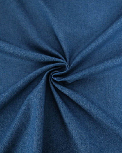 Tissu Jean Elasthanne Bleu Ciel