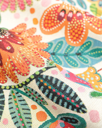 Tissu Jacquard Allover Gina Multico - Mercerine