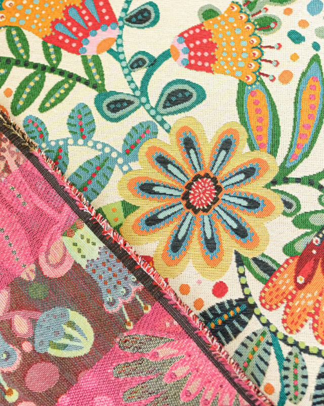 Tissu Jacquard Allover Gina Multico - Mercerine