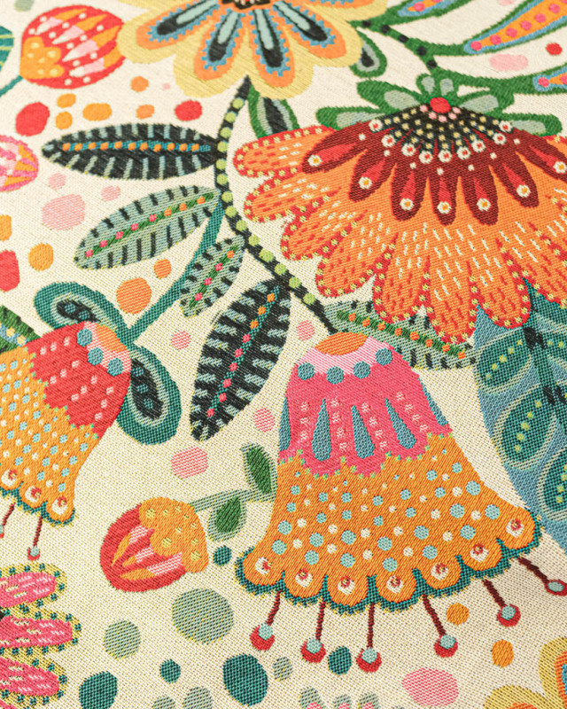 Tissu Jacquard Allover Gina Multico - Mercerine