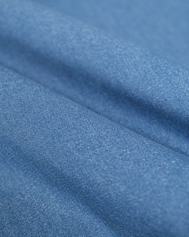 Tissu Jean Nims Bleu Ciel - Mercerine