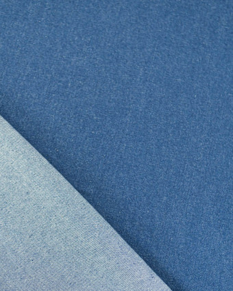 Tissu Jean Nims Bleu Ciel - Mercerine