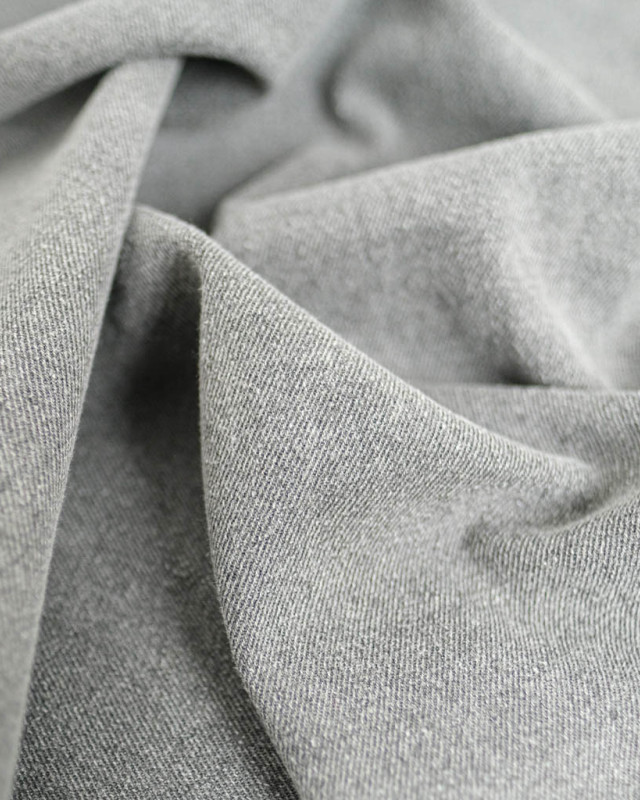 Tissu Jean Nims Gris - Mercerine