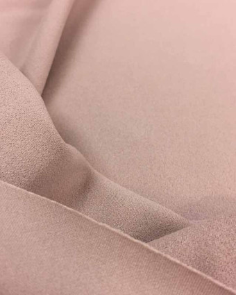 Crêpe jersey extensible vieux rose -  Mercerine