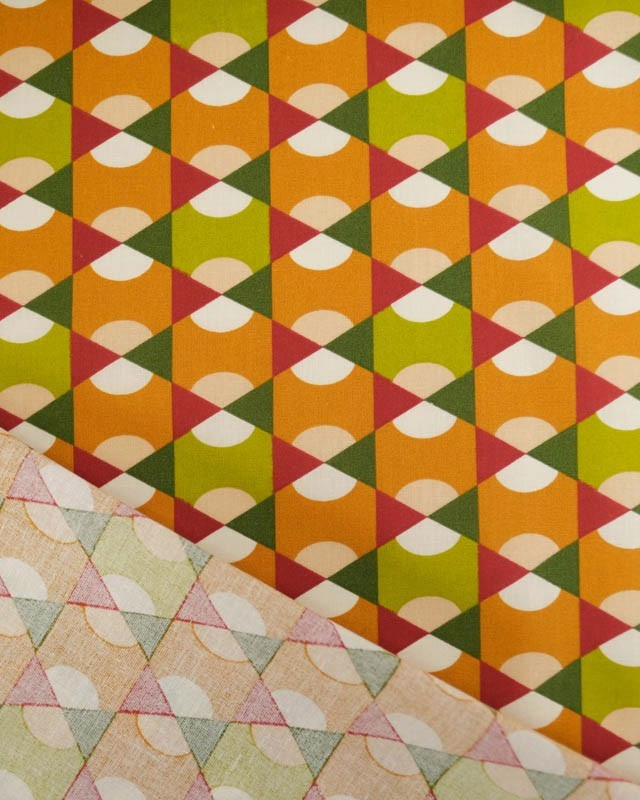 Tissu Coton Imprimé Epopée Peanut - Mercerine