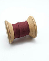 Biais Coton Bio Aubergine 20mm