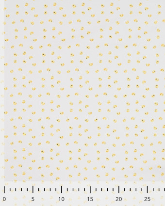 Tissu Jersey Imprimé Petits Canards Ecru - Mercerine