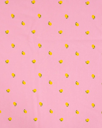 Tissu Jersey Imprimé Lemon Rose - Mercerine