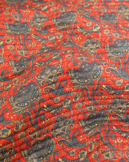 Tissu Matelassé Indien Jaipur Cachemire - Mercerine