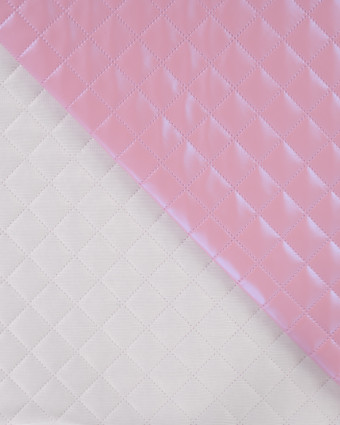 Tissu Marelassé Léger Simili Cuir Rose - Mercerine