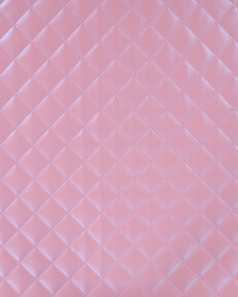 Tissu Marelassé Léger Simili Cuir Rose - Mercerine