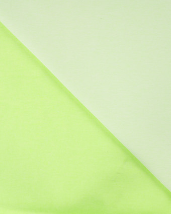 Tissu Jean Stretch Double Face Pop Vert - Mercerine