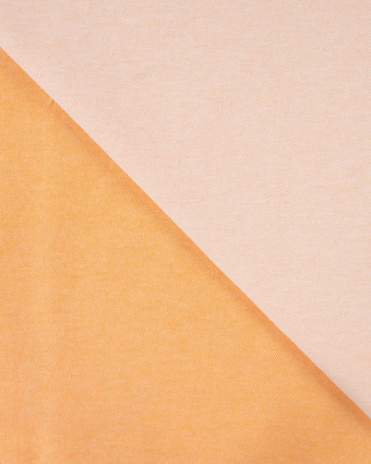 Tissu Jean Stretch Double Face Pop Orange - Mercerine