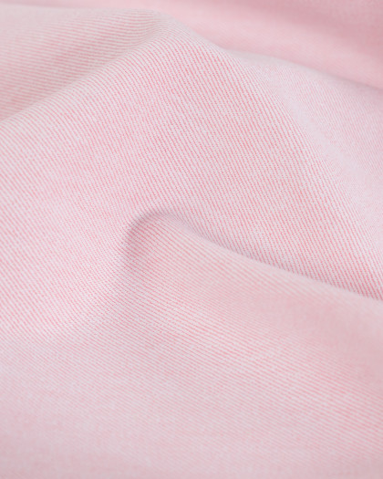 Tissu Jean Stretch Double Face Pop Rose Clair - Mercerine