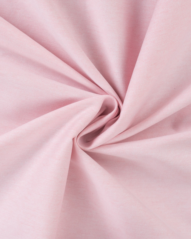 Tissu Jean Stretch Double Face Pop Rose Clair - Mercerine