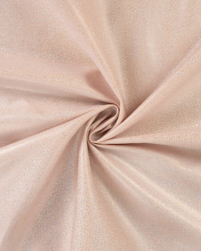 Tissu Jean Stretch Double Face Pop Pailleté Orange - Mercerine