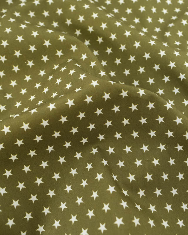 Popeline de Coton Etoiles Kak