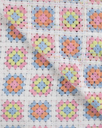 Tissu Crochet Coloré Summer - Mercerine