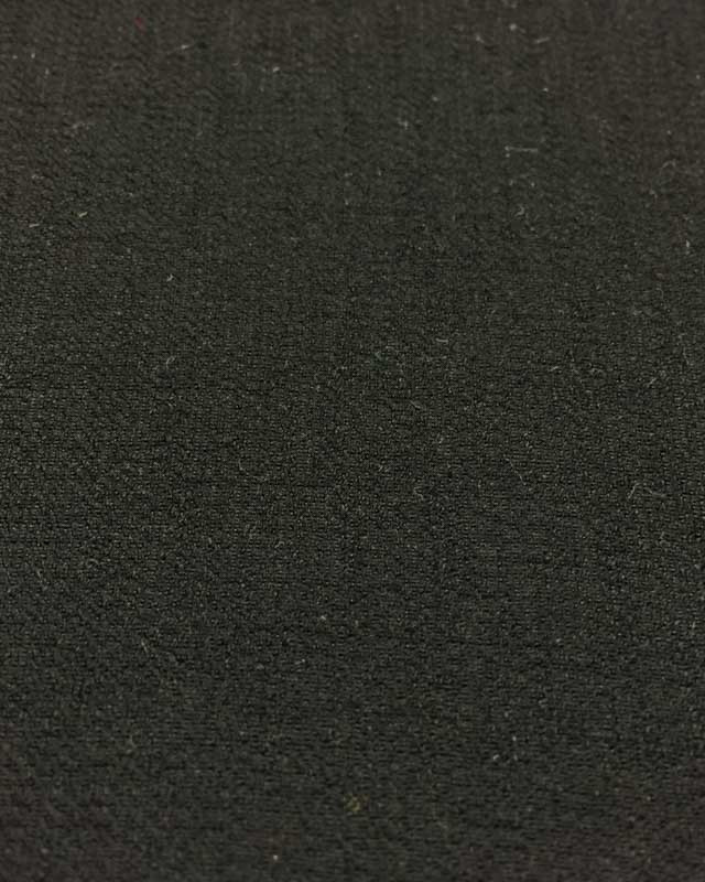 Tissu Viscose noir texturé  Ambre