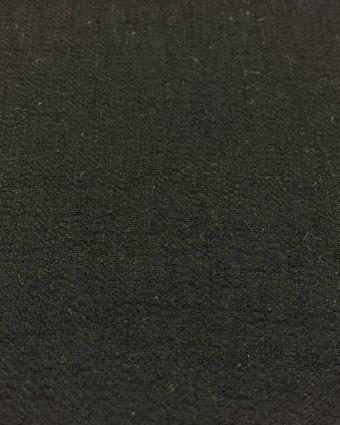 Tissu Viscose noir texturé  Ambre