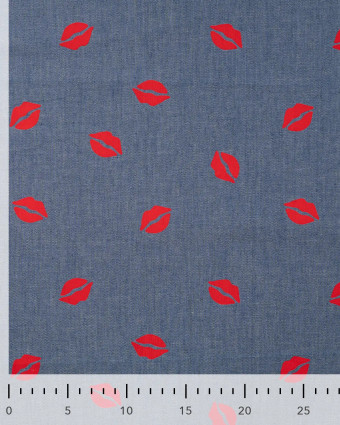 Tissu chambray Bouche - Mercerine