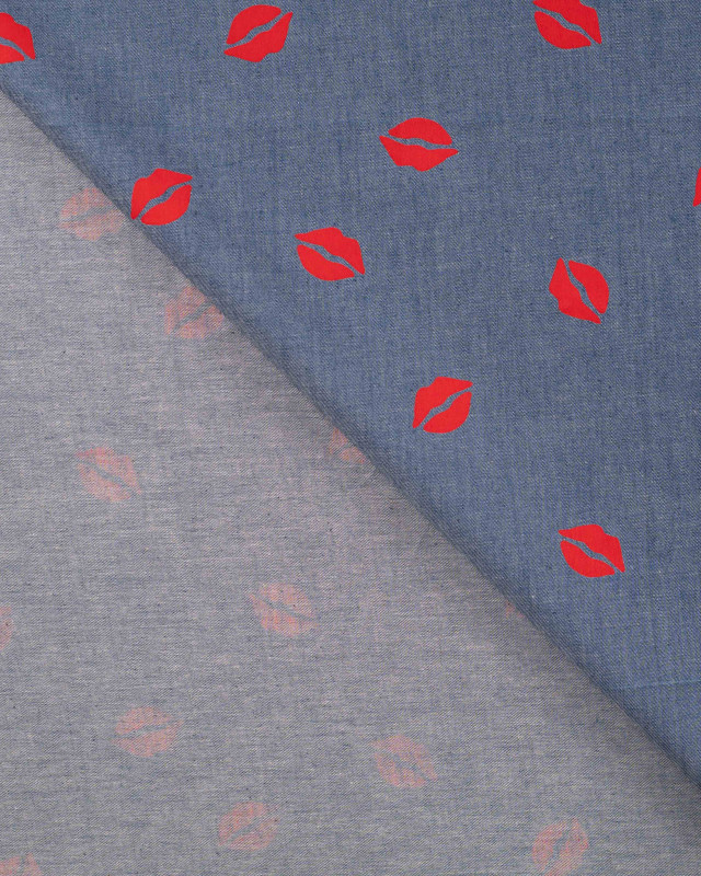 Tissu chambray Bouche - Mercerine