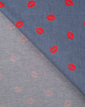 Tissu chambray Bouche - Mercerine