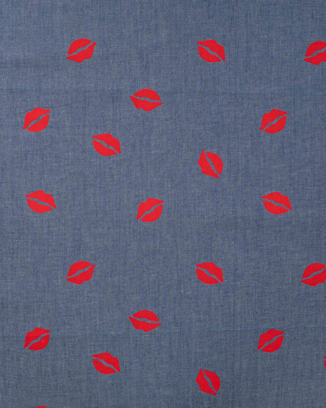 Tissu chambray Bouche - Mercerine