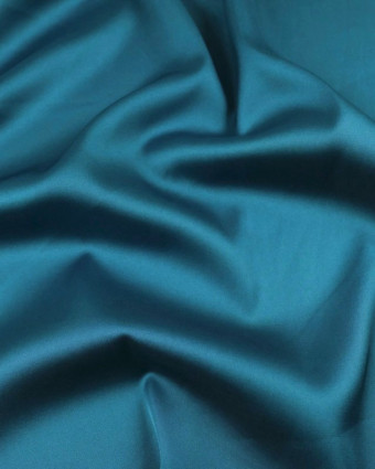 Tissu au mètre -Tissu satin bleu vert léger Gala Mercerine