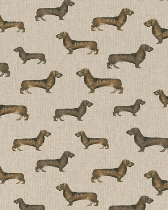 Tissu Effet Lin Teckel - Mercerine
