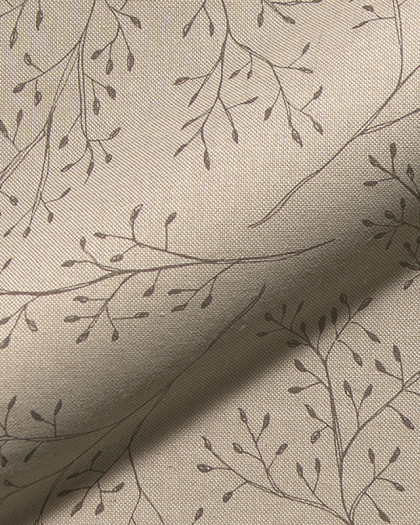 Tissu Effet Lin Gypsophile - Mercerine