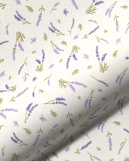 Toile Semi Panama Lavande - Mercerine