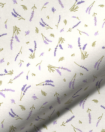 Toile Semi Panama Lavande - Mercerine