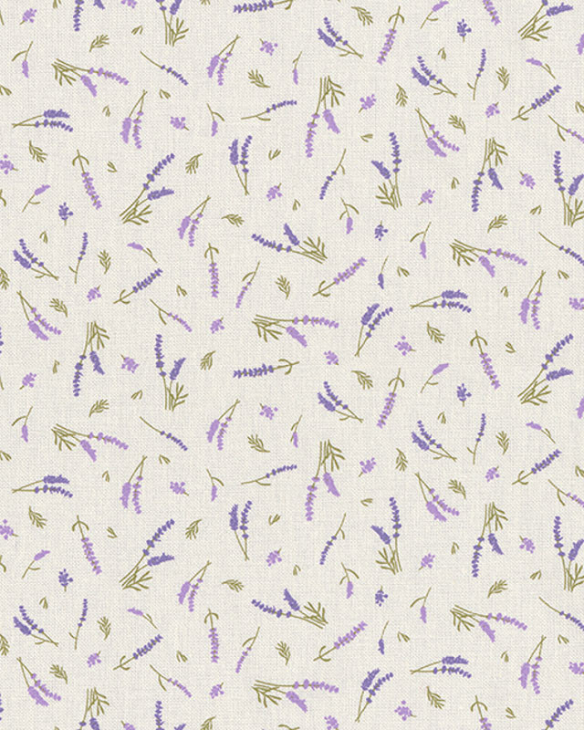Toile Semi Panama Lavande - Mercerine