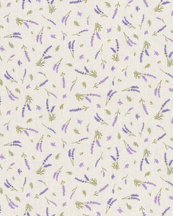 Toile Semi Panama Lavande - Mercerine