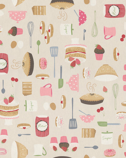 Toile Semi Panama Pâtisserie - Mercerine