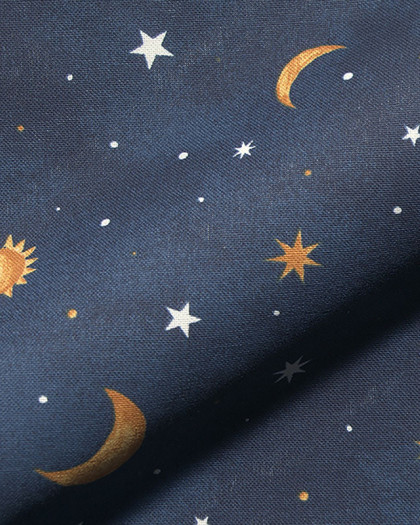 Toile Semi Panama Nuit Etoilée - Mercerine
