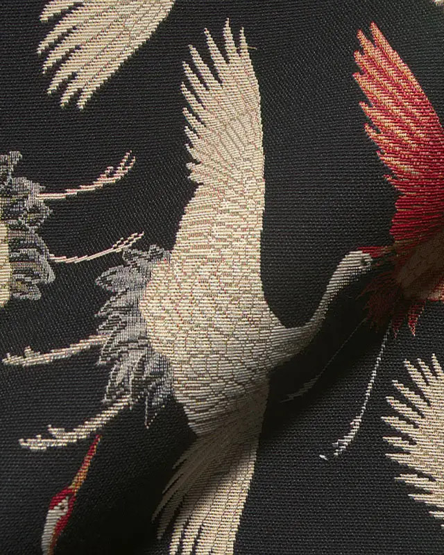 Tissu Jacquard Gobelin Cranebird Paradise - Mercerine