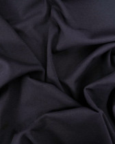 Tissu Jersey Interlock Noir