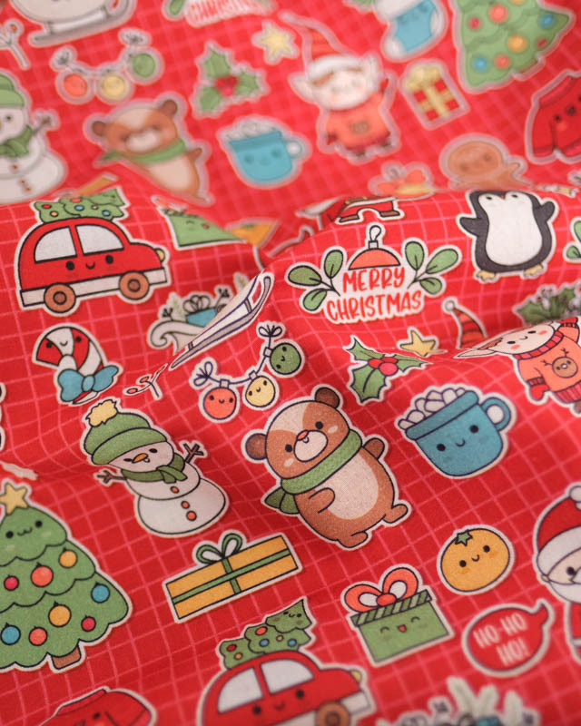 Coton de Noël Kawaii Christmas - Mercerine