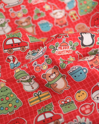 Coton de Noël Kawaii Christmas - Mercerine